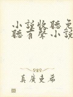 小说收听免费收听有声小说