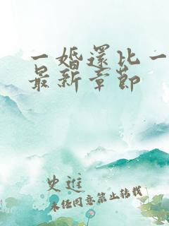 一婚还比一婚高最新章节