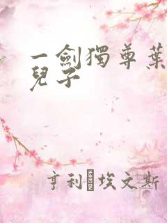 一剑独尊叶玄的儿子