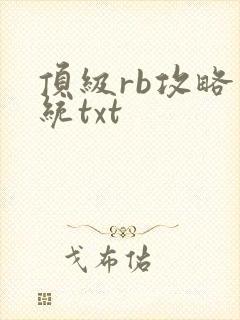 顶级rb攻略系统txt