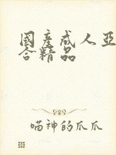 国产成人亚洲综合精品