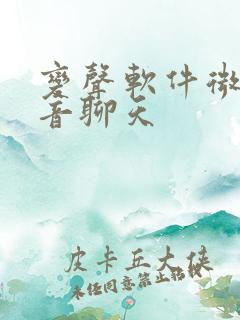 变声软件微信语音聊天