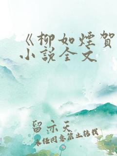 《柳如烟贺强》小说全文