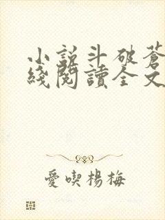 小说斗破苍穹在线阅读全文