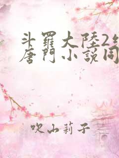 斗罗大陆2绝世唐门小说同人文