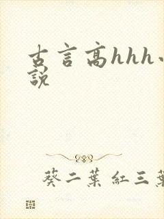 古言高hhh小说