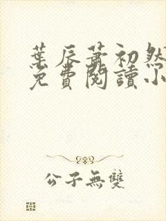 叶辰萧初然全文免费阅读小说最新