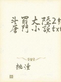 斗罗大陆2绝世唐门小说txt下载全集