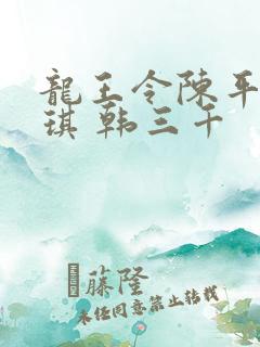 龙王令陈平苏雨琪 韩三千