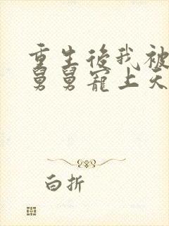 重生后我被渣男舅舅宠上天