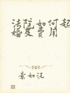 法院如何起诉离婚及费用