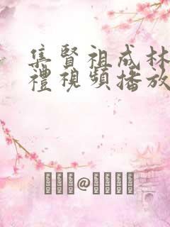 集贤祖成林的婚礼视频播放