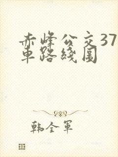 赤峰公交37路车路线图