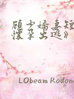 顾少娇妻短剧w怀孕出逃》