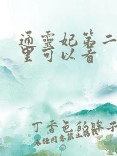 通灵妃第二季哪里可以看