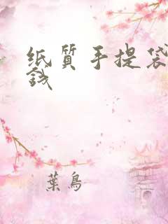 纸质手提袋多少钱