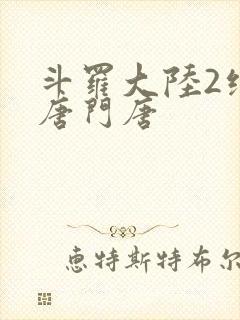 斗罗大陆2绝世唐门唐