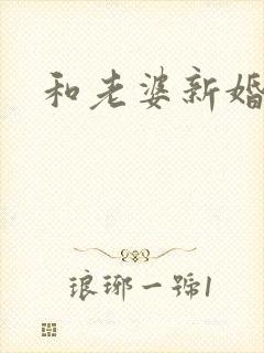 和老婆新婚之夜