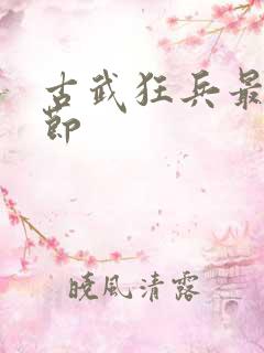 古武狂兵最新章节