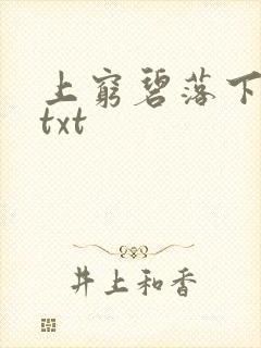 上穷碧落下黄泉txt