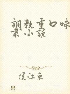 调教重口味的奴隶小说