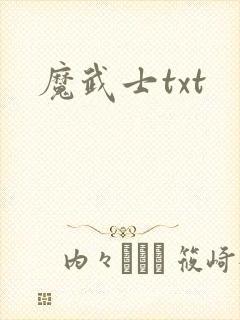 魔武士txt