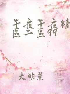 午夜午夜精品一区二区99