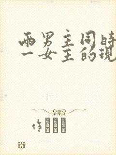 两男主同时拥有一女主的现言