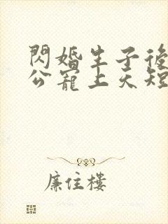 闪婚生子后被老公宠上天短剧热播