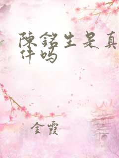 陈铭生是真实事件吗