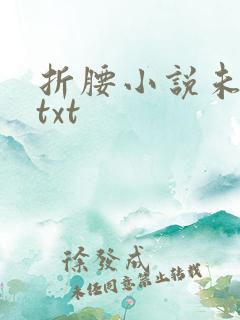 折腰小说未删版txt