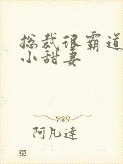 总裁很霸道宠溺小甜妻