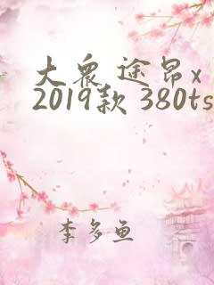 大众 途昂x 2019款 380tsi 四驱尊崇豪华版