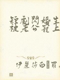 短剧闪婚生子后被老公宠上天