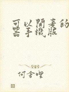 可以开麦的变声器手机版