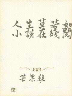 人生莫若如初见小说在线阅读