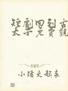 短剧回到古代当太子免费观看全集