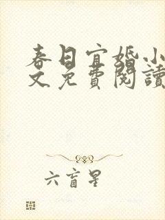 春日宜婚小说全文免费阅读无弹窗