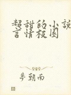 超甜的小说现代言情校园