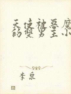 天使被恶魔囚禁的双男主小说