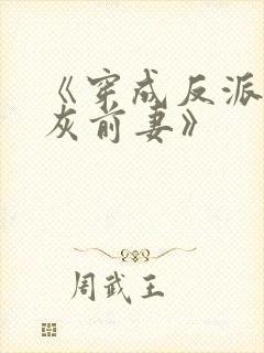 《穿成反派的炮灰前妻》