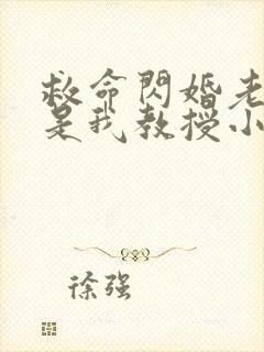 救命闪婚老公竟是我教授小说免费阅读