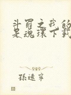 斗罗之我的武魂是魂环下载