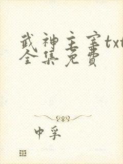 武神主宰txt全集免费