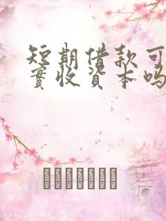 短期借款可以转实收资本吗