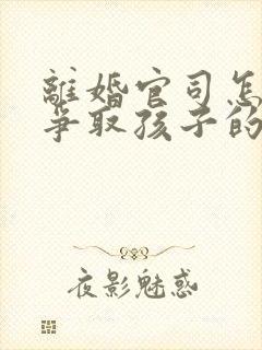 离婚官司怎么打争取孩子的抚养权