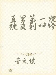 直男第一次男男被爽到呻吟