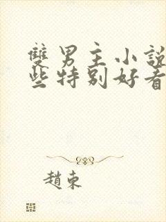 双男主小说有哪些特别好看的