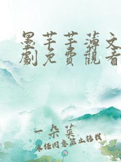 墨芊芊薄文宴短剧免费观看全集最新