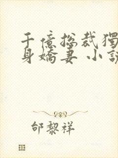 千亿总裁独宠替身娇妻 小说完整